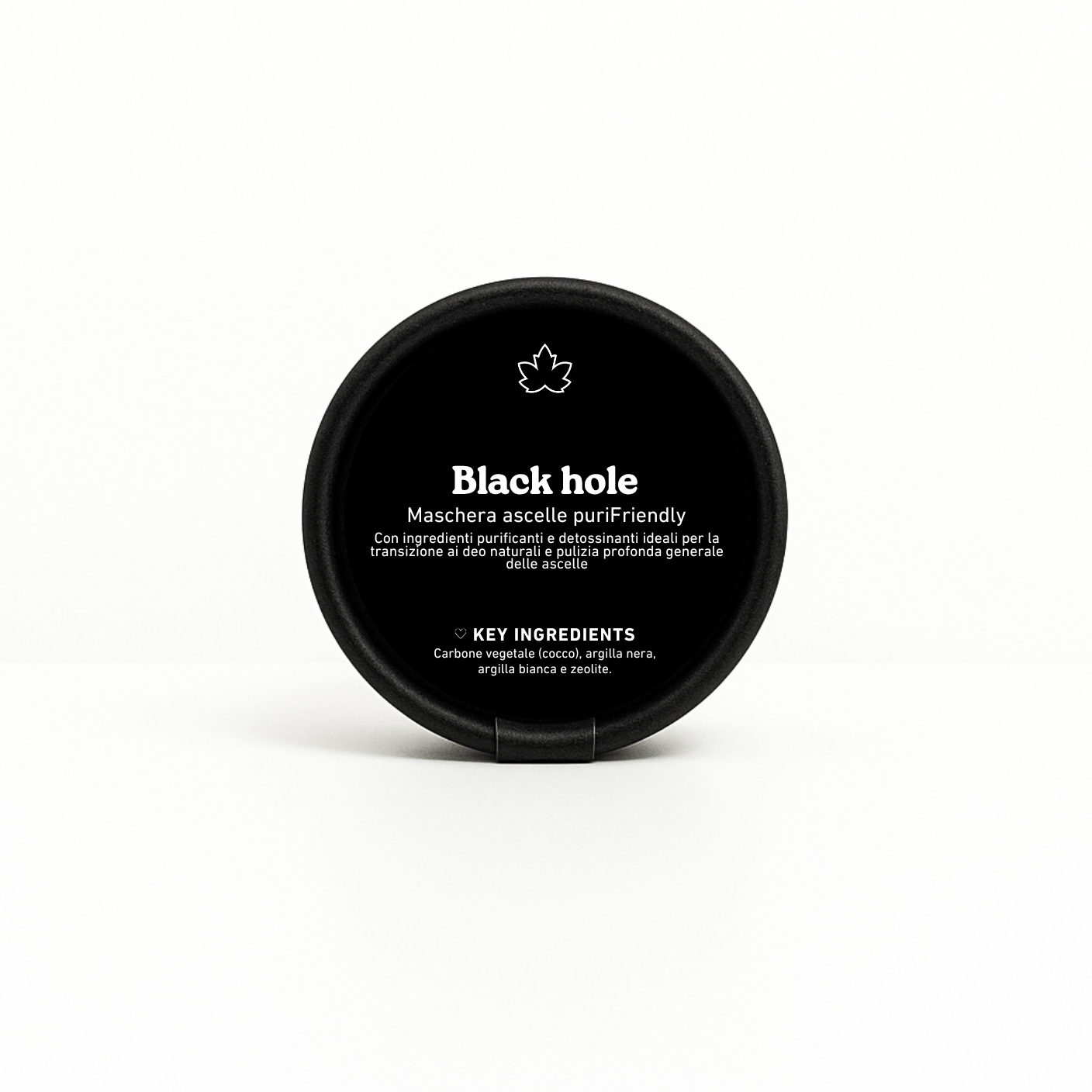 Maschera detossinante per ascelle puriFriendly - Black hole - QUEEN'S WOOD WORLD