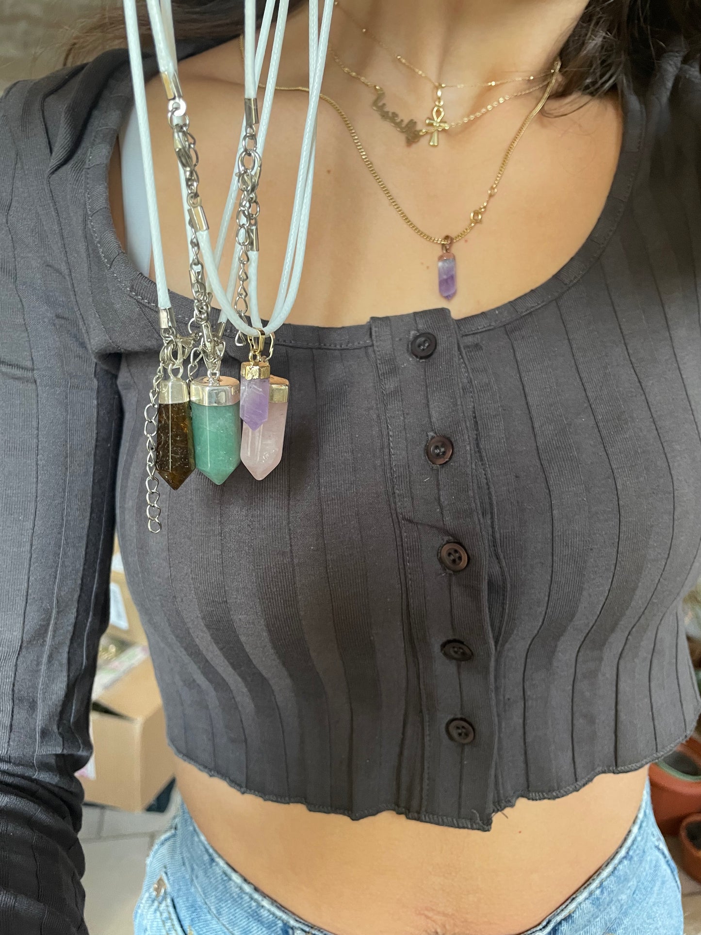 Collana con ciondolo Aura - Serenity QUEEN'S WOOD WORLD