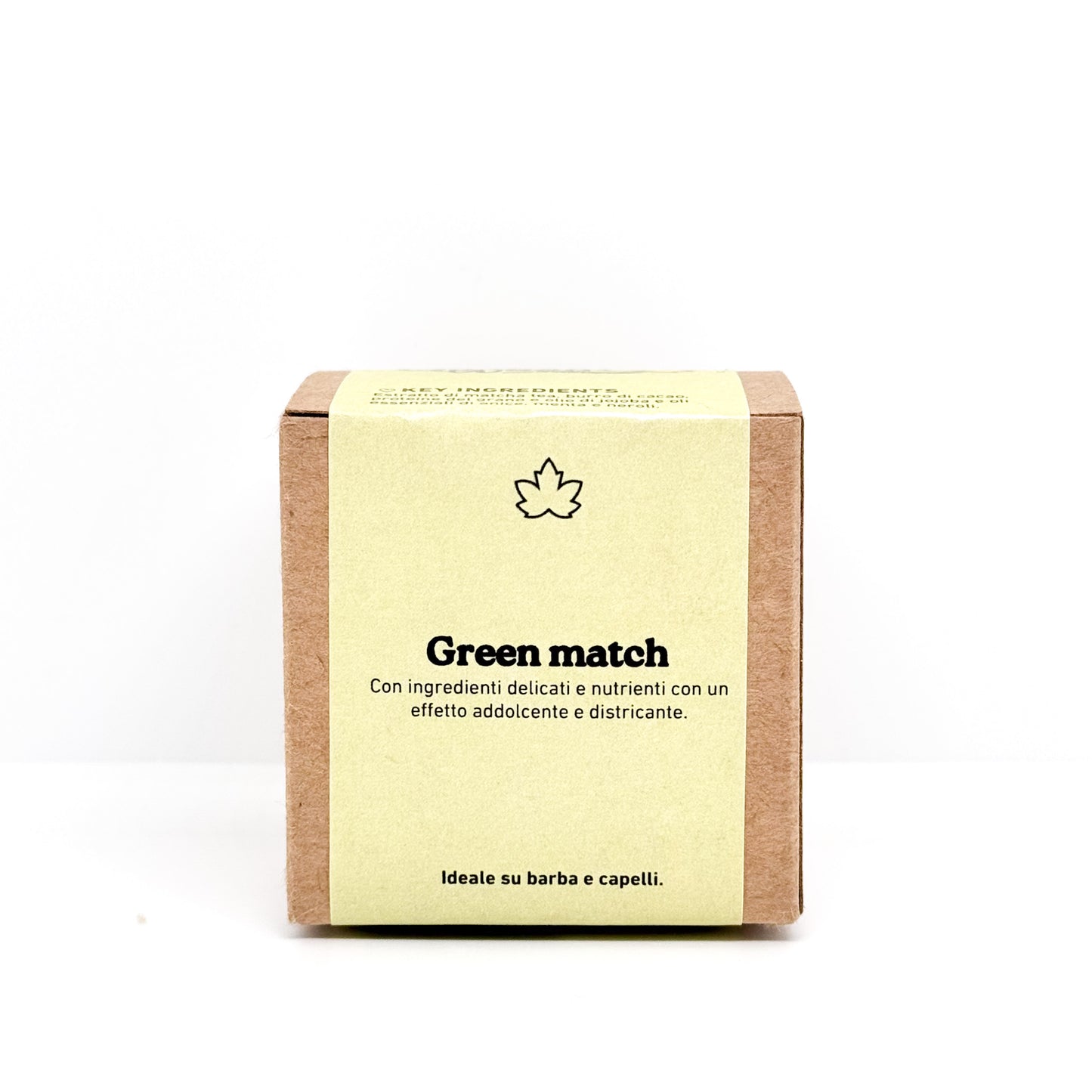 Shampoo solido per barba e capelli - Green Match - QUEEN'S WOOD WORLD