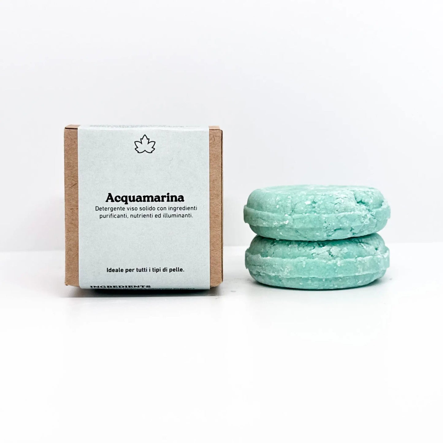 Detergente viso solido - Acquamarina - QUEEN'S WOOD WORLD