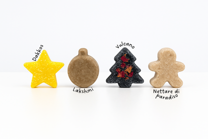 Calendario avvento sostenibile, plastic free - focus sui cosmetici solidi con adeisivi per decorarlo con la tua creatività