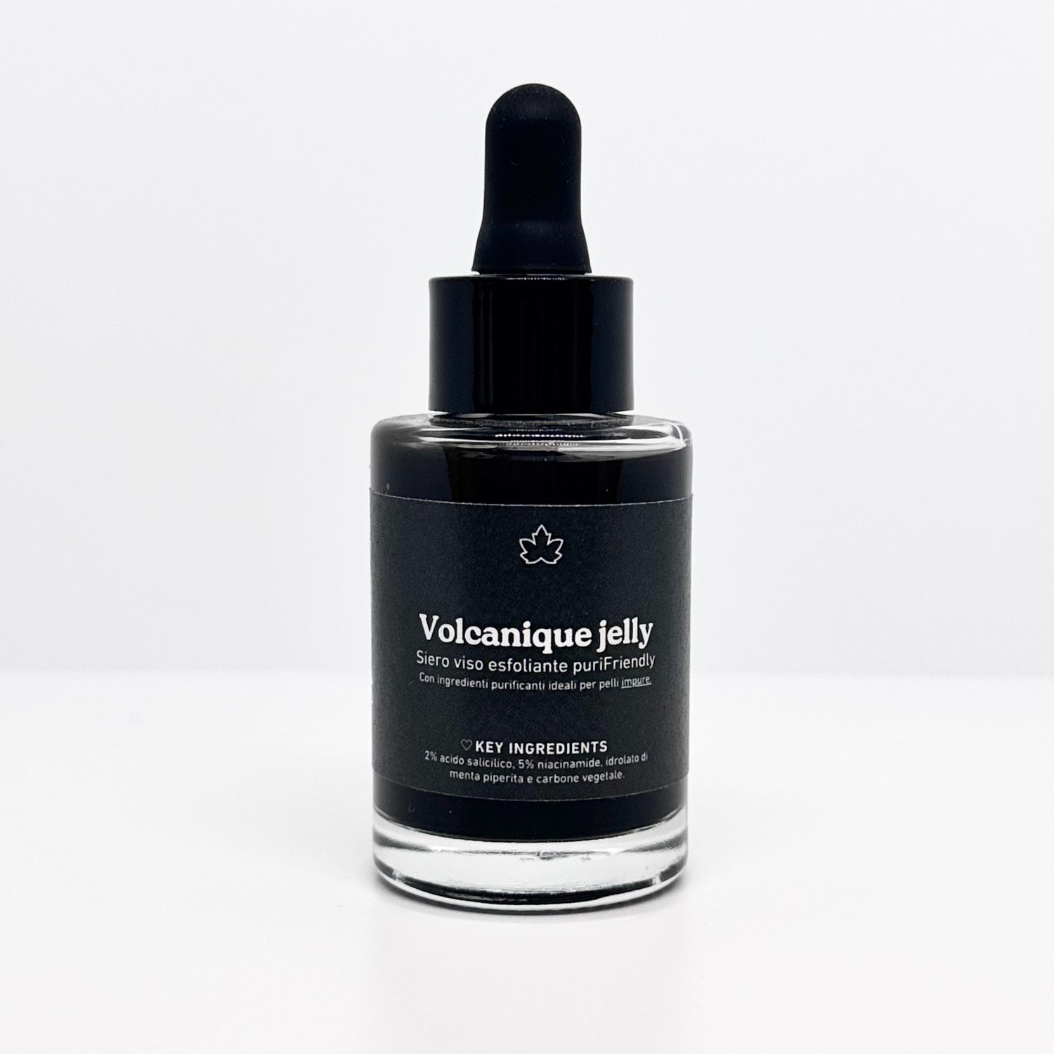 Siero viso esfoliante PuriFriendly - Volcanique Jelly - QUEEN'S WOOD WORLD
