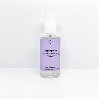 Tonico viso sensiFriendly - Purple Potion - QUEEN'S WOOD WORLD