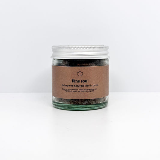 Detergente viso in pasta (acneFriendly, puriFriendly) - Pine Soul - QUEEN'S WOOD WORLD