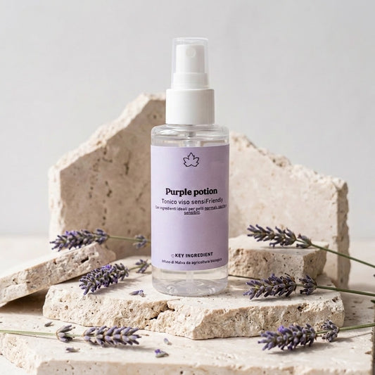 Tonico viso sensiFriendly - Purple Potion QUEEN'S WOOD WORLD